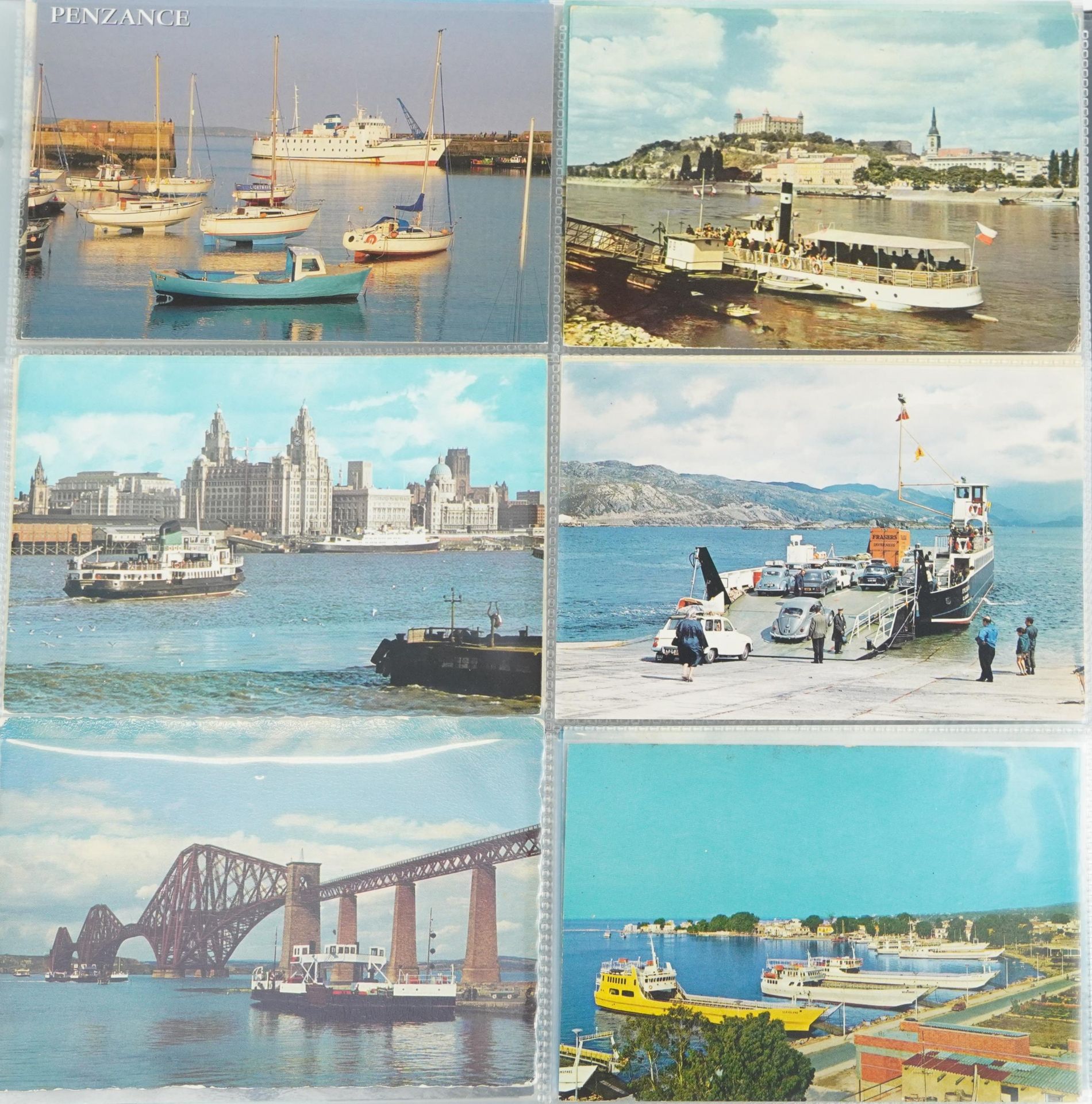 Collection of shipping interest postcards arranged in an album - Bild 4 aus 7