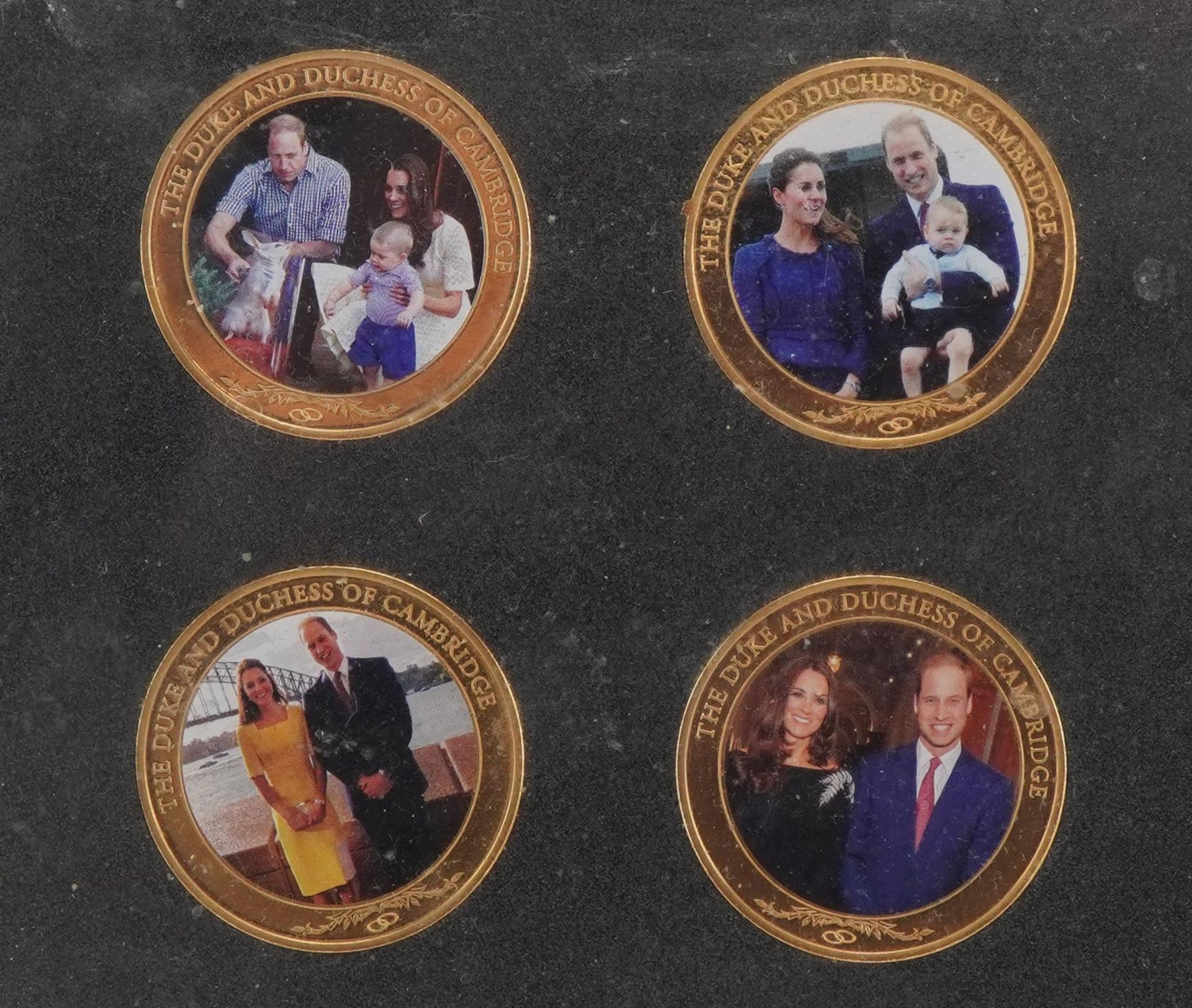 Celebrating the official Royal Tour of New Zealand and Australia, photographic four coin set with - Bild 3 aus 5