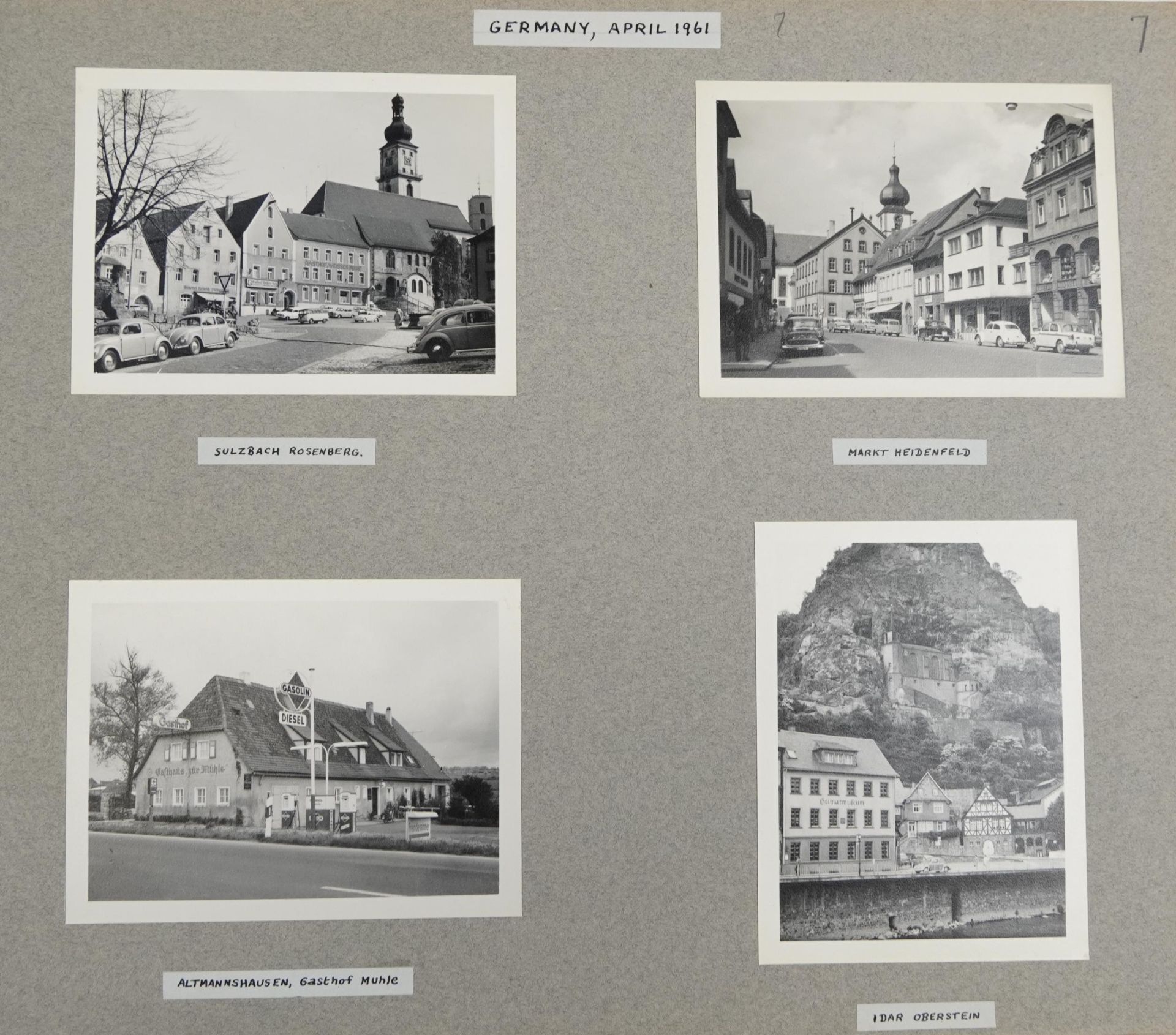 Collection of black and white photographs arranged in four albums including Sweden and Norway - Bild 4 aus 15