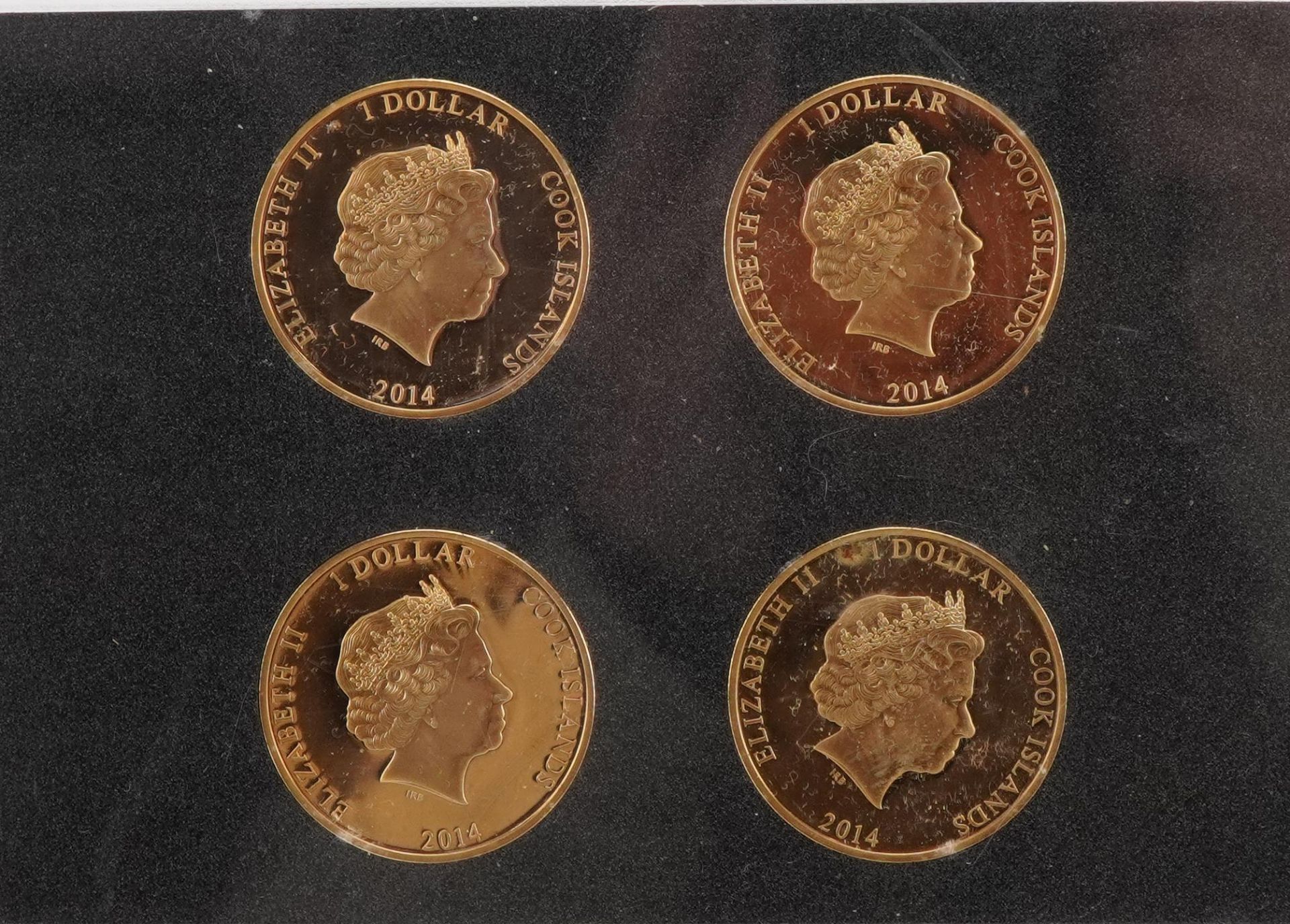 Celebrating the official Royal Tour of New Zealand and Australia, photographic four coin set with - Bild 4 aus 5