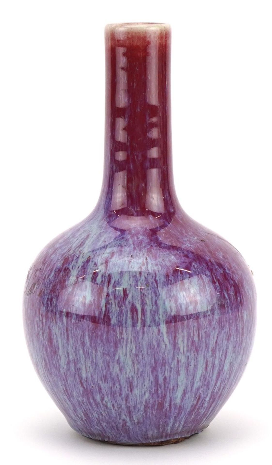 Chinese porcelain vase having a sang de boeuf glaze, 18cm high