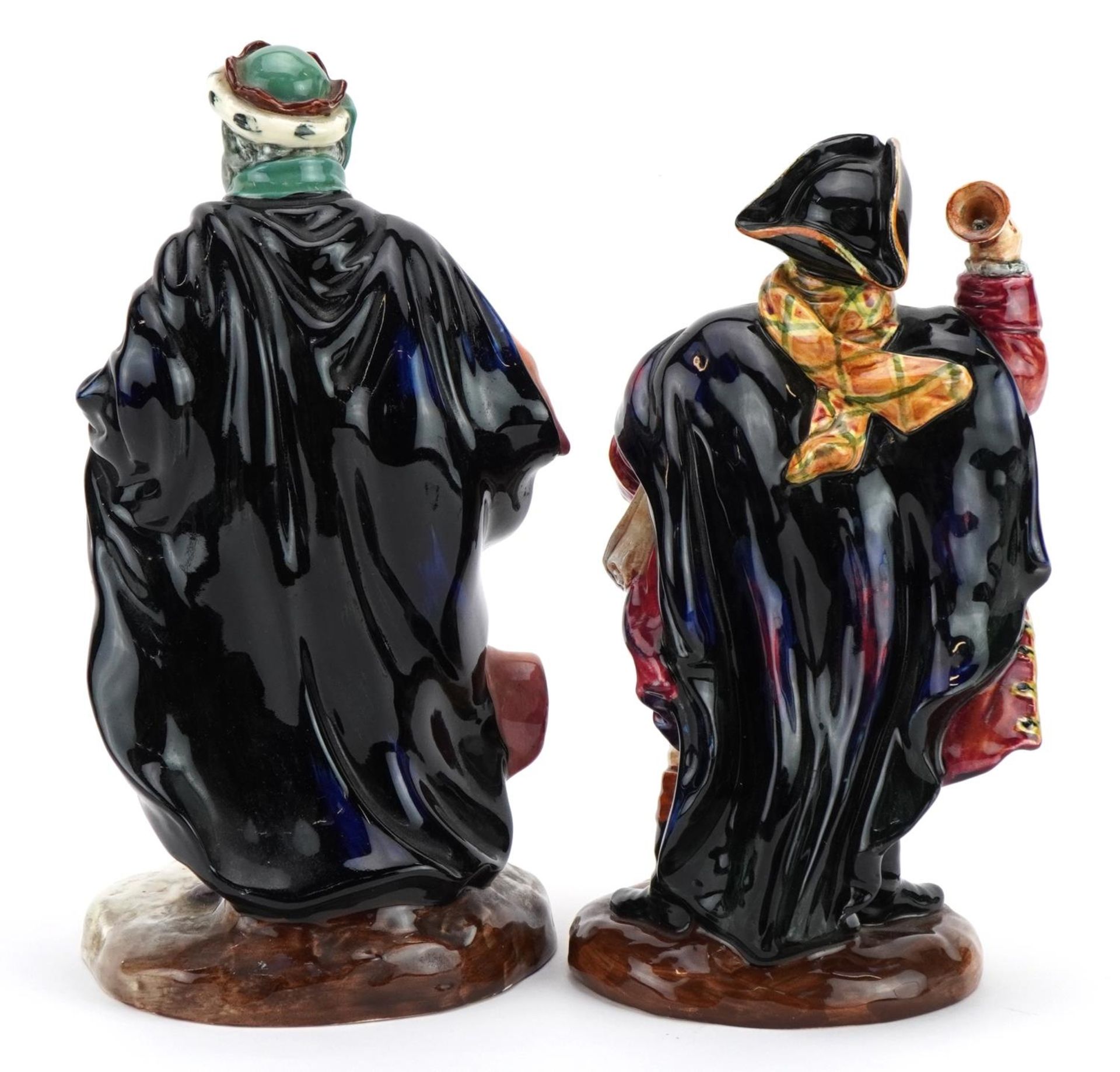 Two Royal Doulton figures comprising Town Crier HN2119 and Good King Wenceslas HN2118, the largest - Image 2 of 3