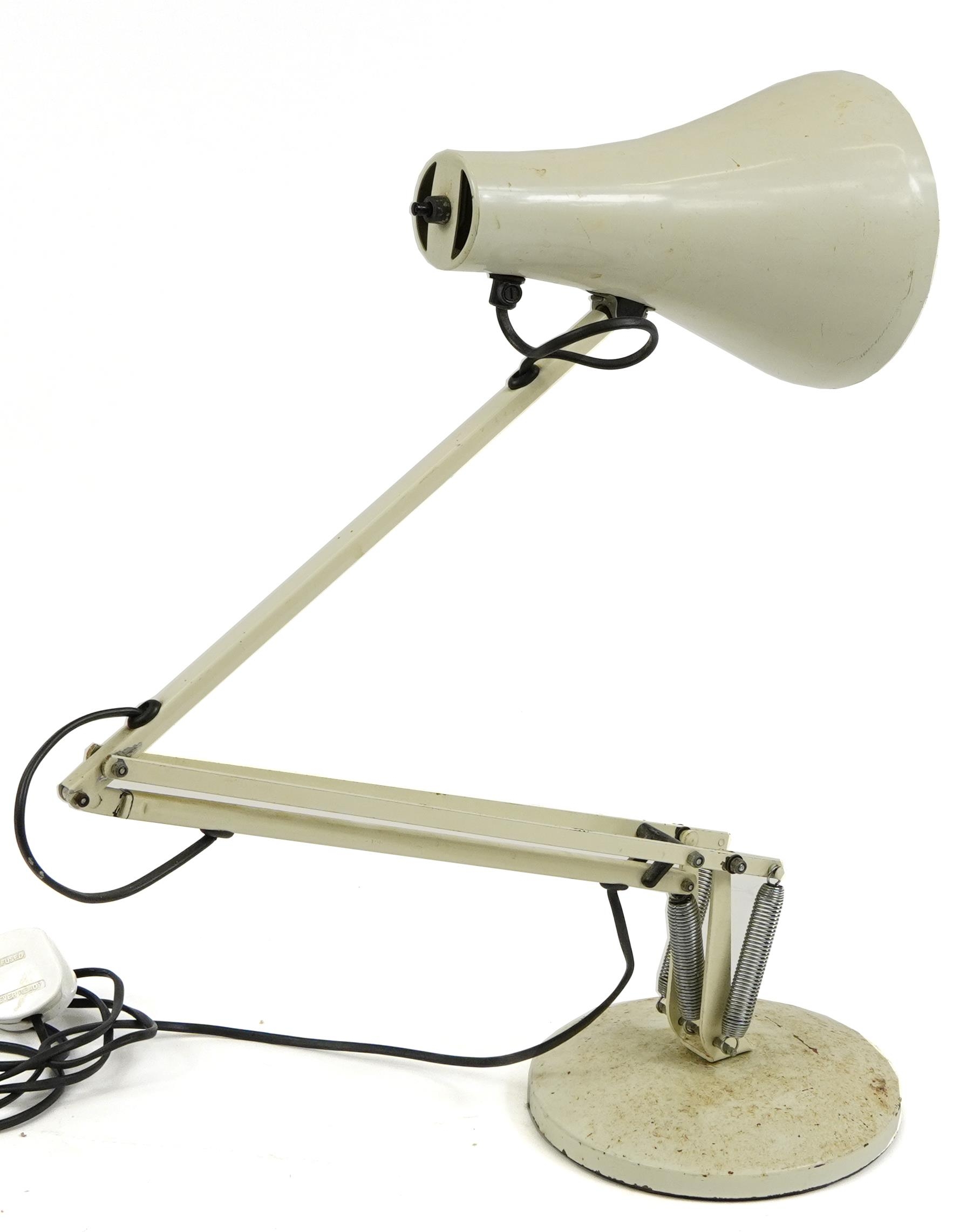 Vintage white enamel Anglepoise table lamp - Image 2 of 3