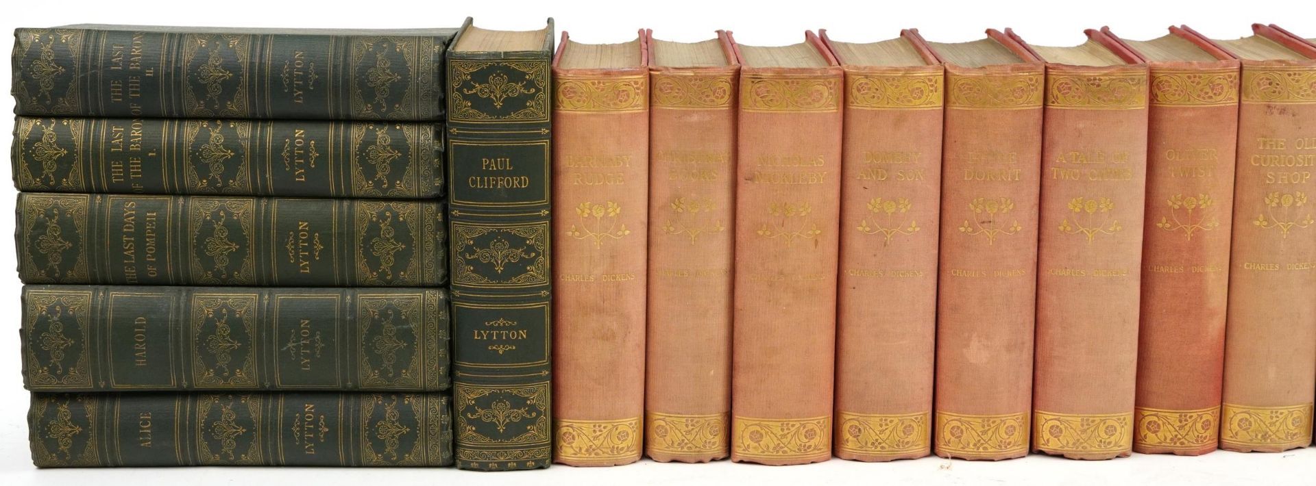 Collection of hardback books comprising Charles Dickens Imperial Edition and Lytton printed by G J - Bild 2 aus 4