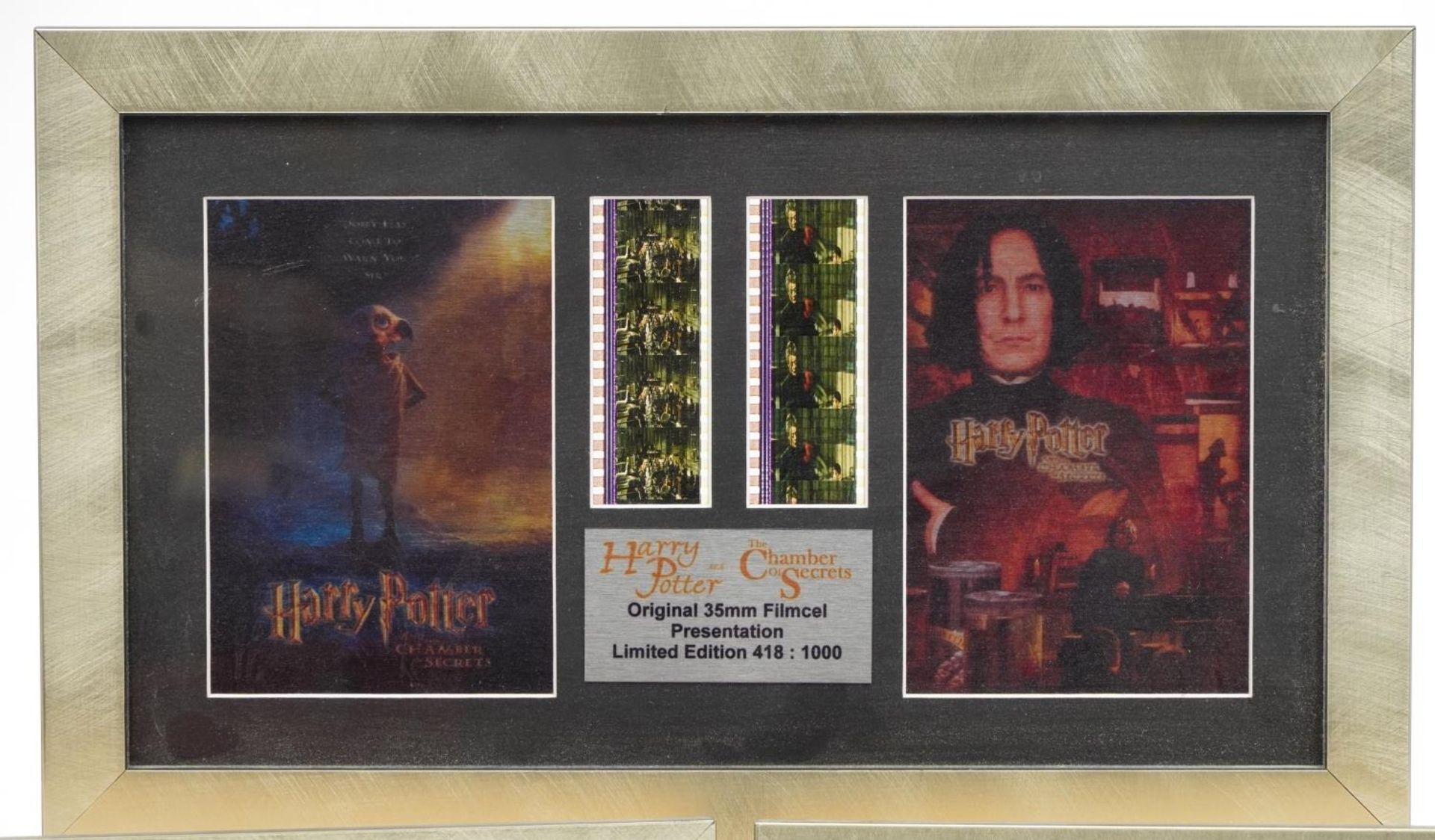 Three limited edition film cell displays comprising The Matrix, Harry Potter and the Chamber of - Image 2 of 7