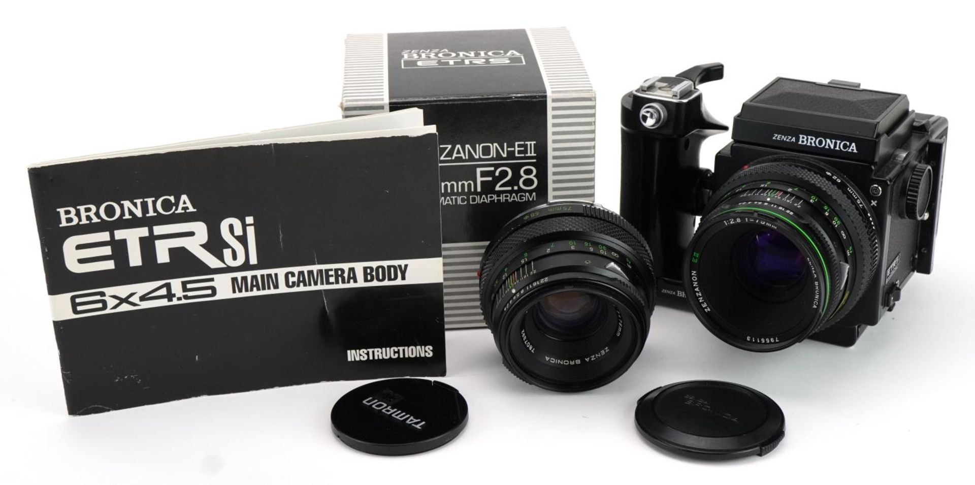 Zenza Bronica Etrsi film camera with 75mm lens