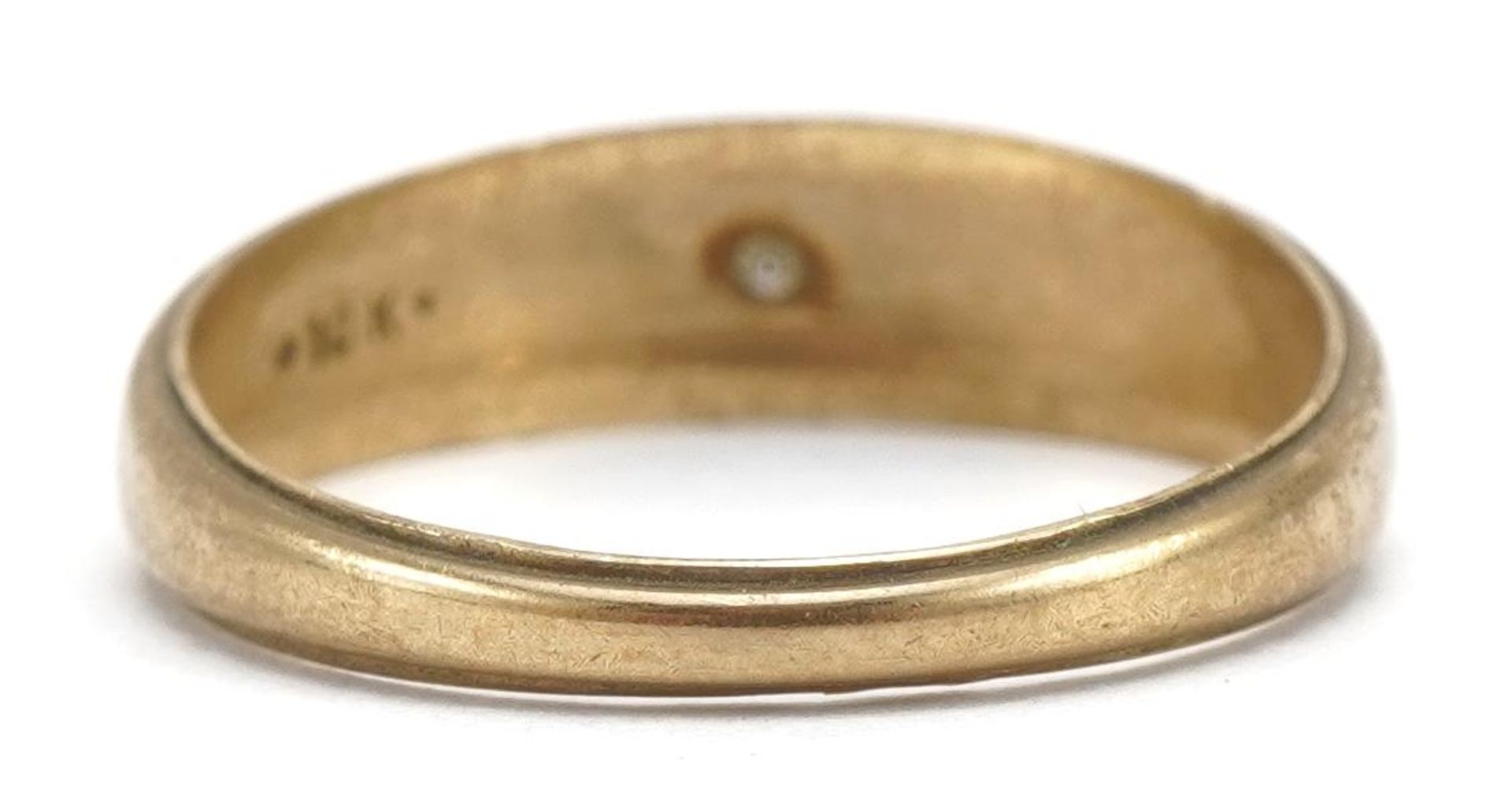 Continental 10k gold ring set with a diamond, size L, 1.6g - Bild 2 aus 4