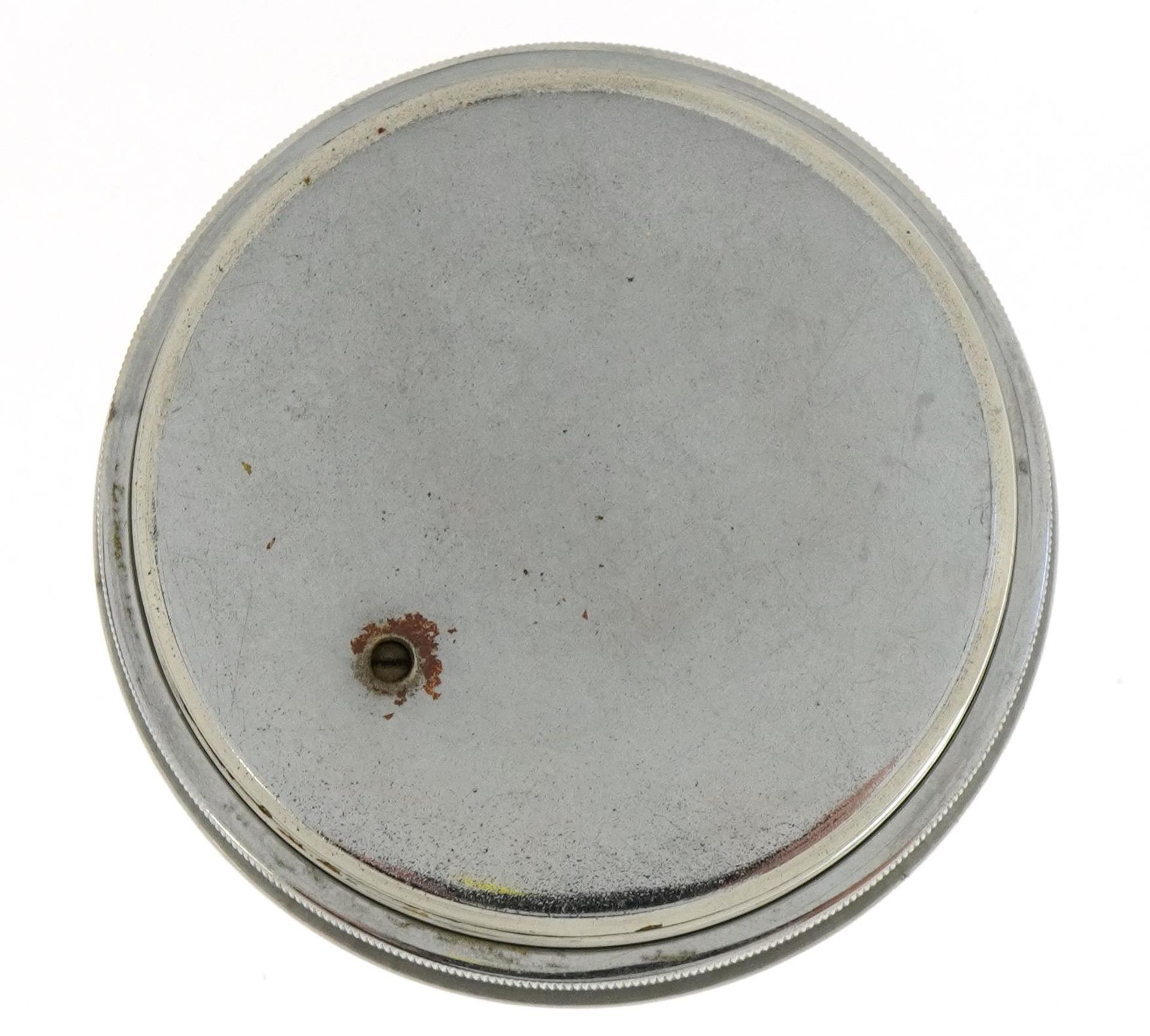 Negretti & Zambra of London, early 20th century steel cased weather forecaster, 6.5cm in diameter - Image 2 of 2