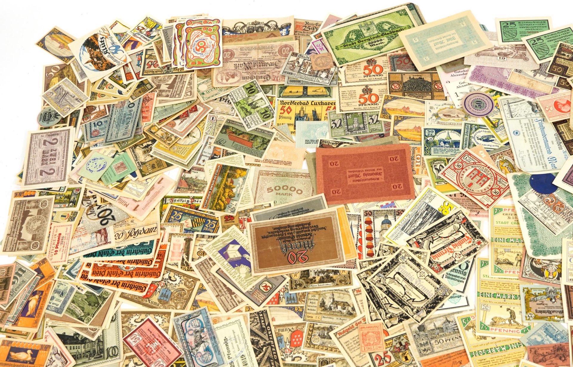 Extensive collection of early 20th century and later German banknotes - Image 3 of 12