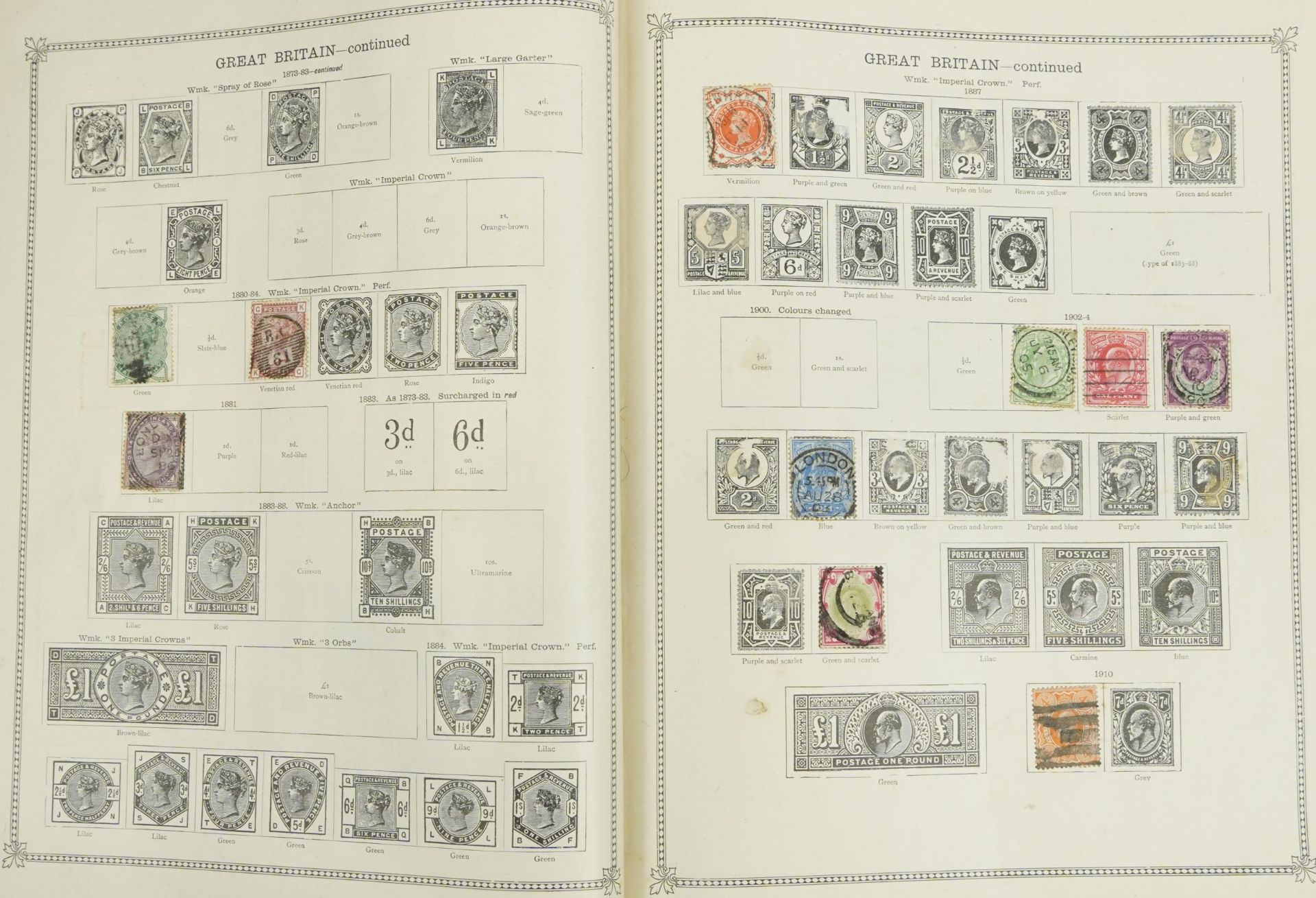 Collection of British and world stamps arranged in eight albums including Penny black and Penny reds - Bild 14 aus 15