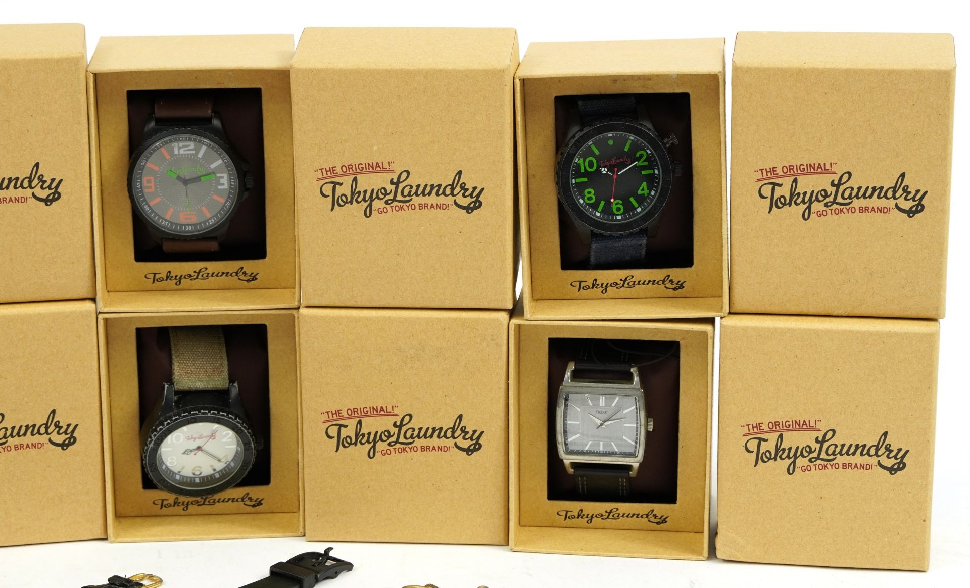 Wristwatches and pocket watches including Bellfield and Tokyo Laundry with boxes - Image 3 of 4