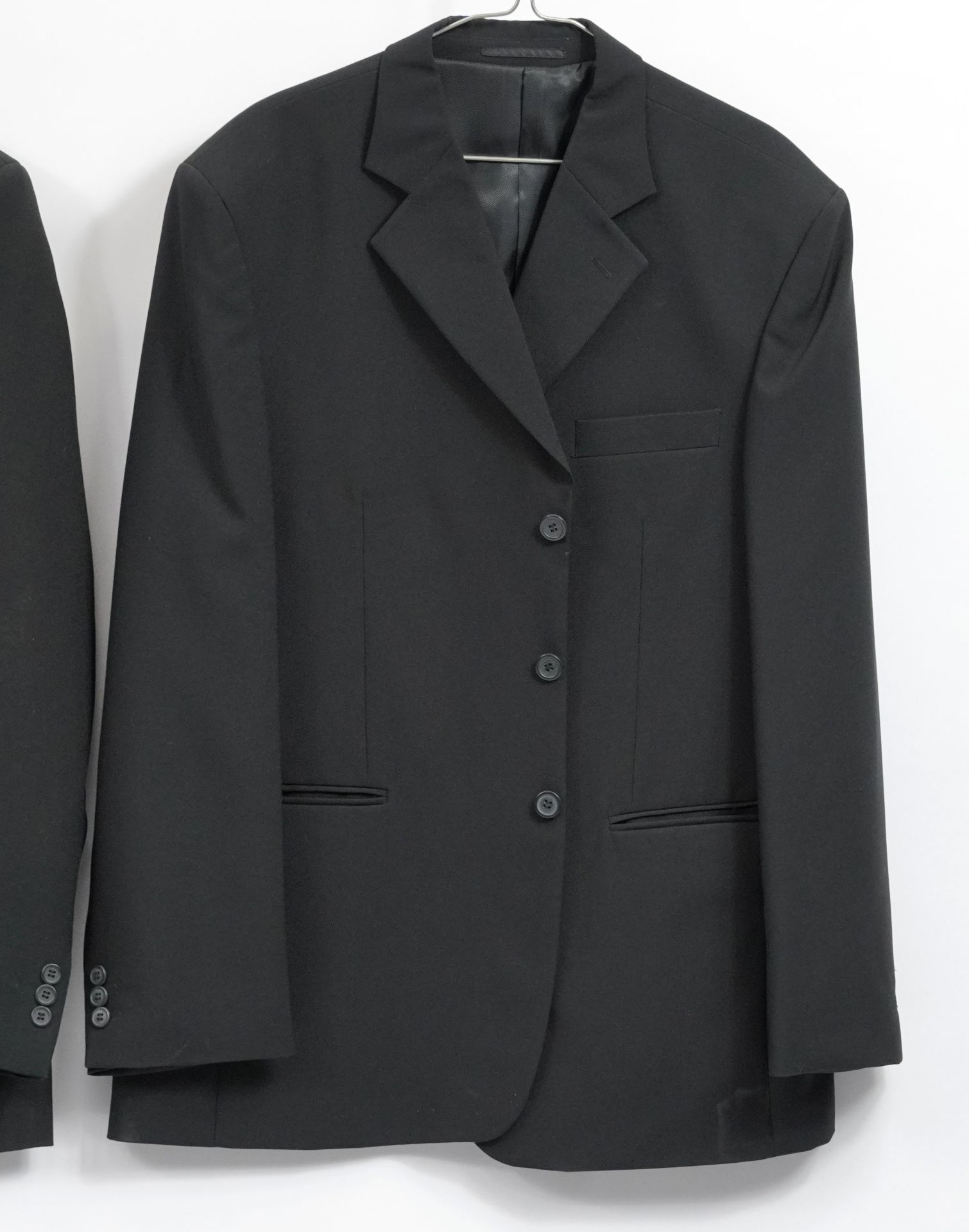 Three large black gentlemans suit jackets - Image 3 of 4