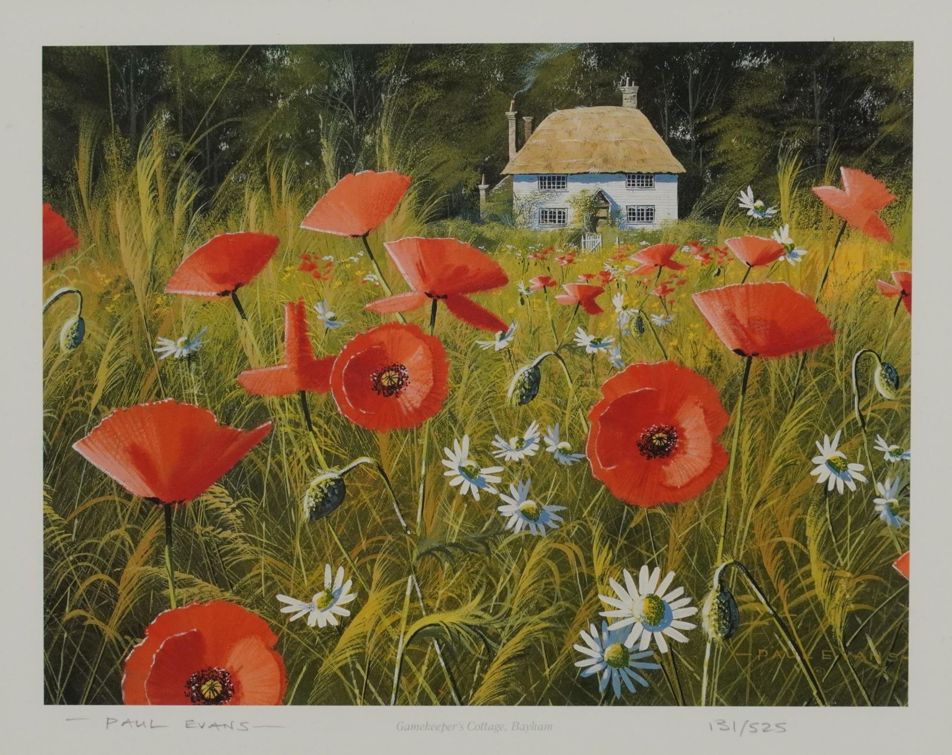 Paul Evans - Gamekeeper's Cottage, Bayham and Jack and Jill, Clayton, pair of pencil signed prints - Bild 7 aus 12