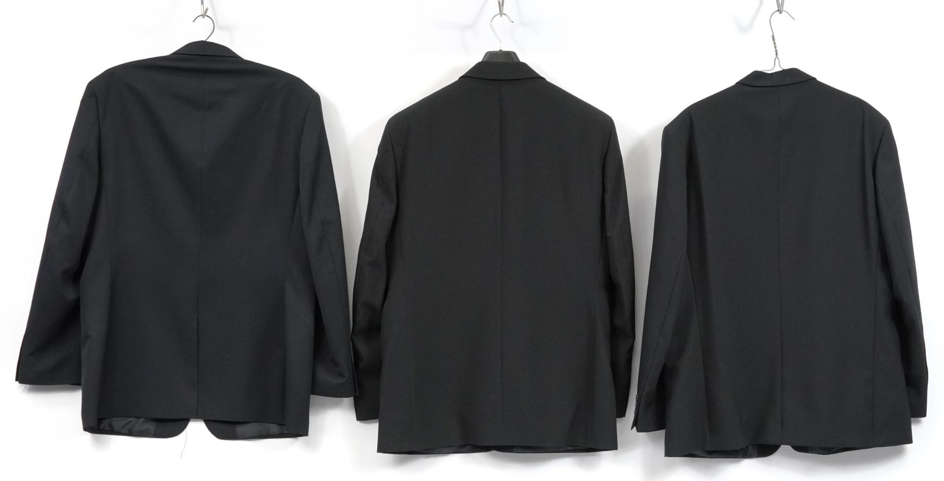 Three large black gentlemans suit jackets - Image 4 of 4
