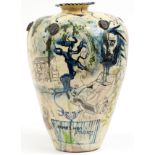 Grayson Perry (b. 1960), Homes not Studios, Contemporary English earthenware vase, this ‘pre-therap