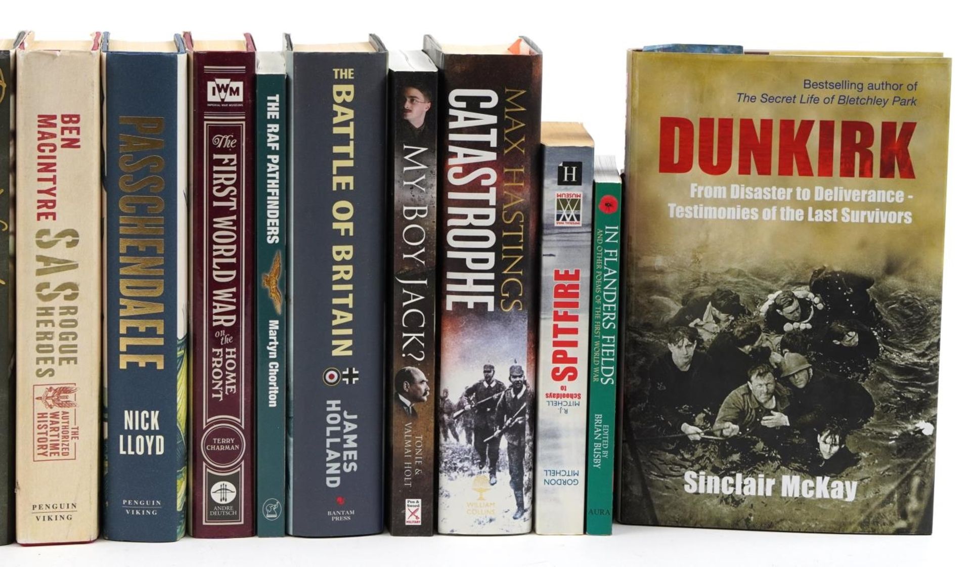 Selection of War books including hardback on Passchendaele, Max Hastings Catastrophe, The Secret - Bild 3 aus 3