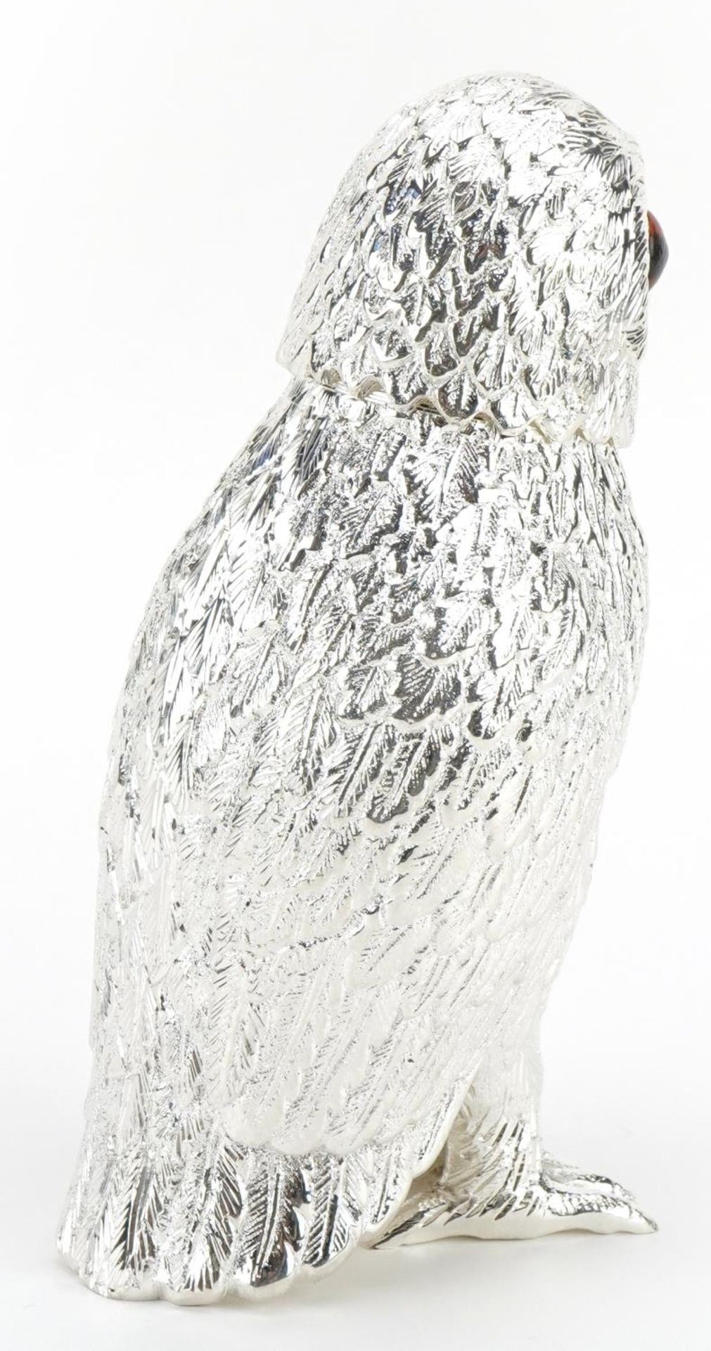 Novelty silver plated caster in the form of an owl, 15cm high - Bild 2 aus 4