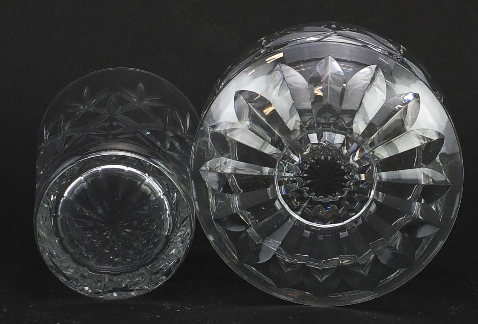 Set of six Stuart Crystal sundae dishes and set of four drinking glasses, the largest each 10.5cm - Bild 6 aus 6