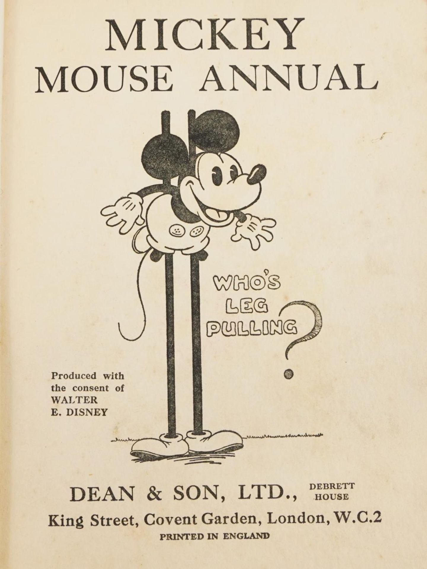 Seven vintage Mickey Mouse annuals published by Dean & Son - Image 2 of 2