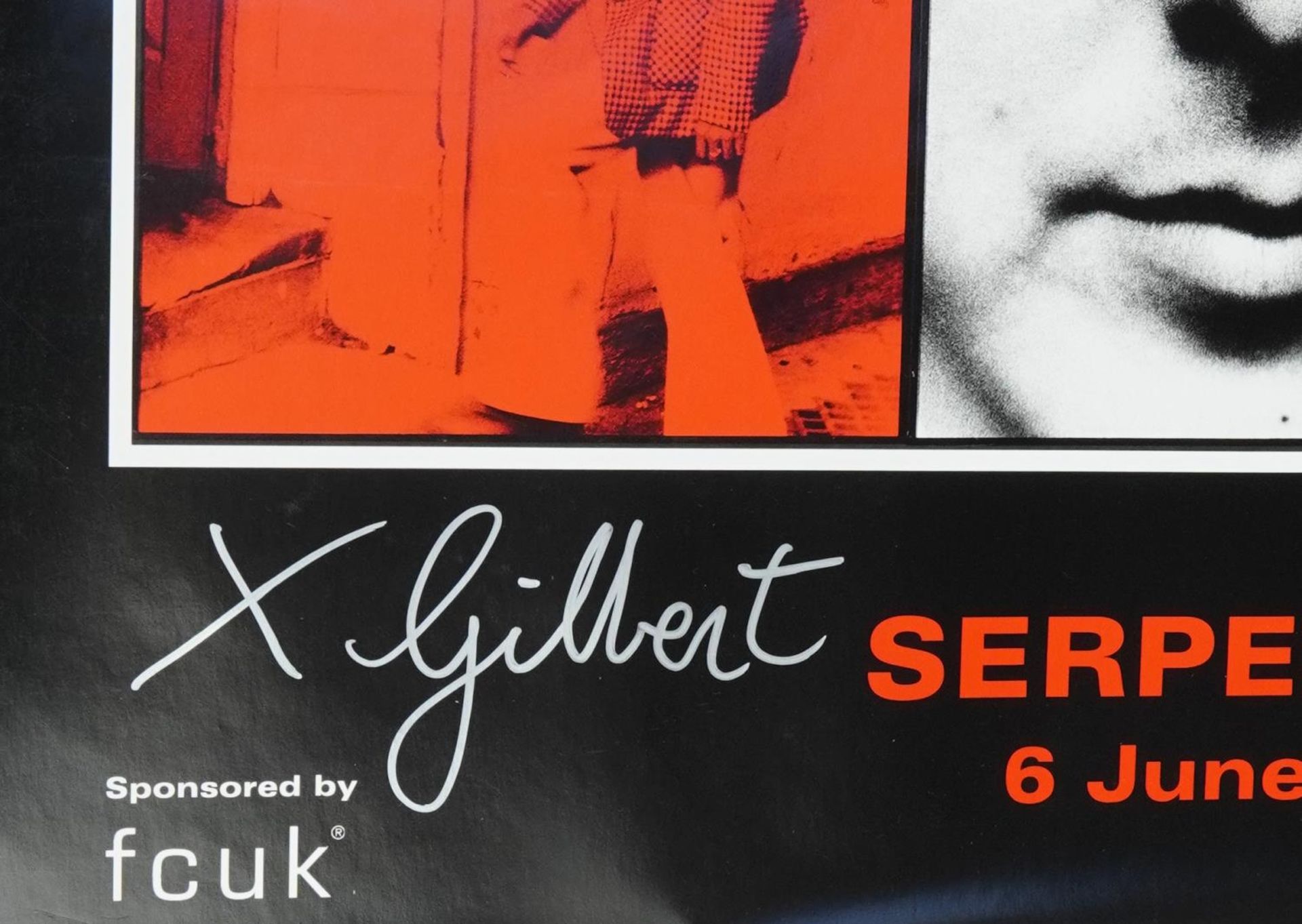 Gilbert & George Dirty Words Pictures Serpentine Gallery poster signed Gilbert & George, published F - Bild 2 aus 4