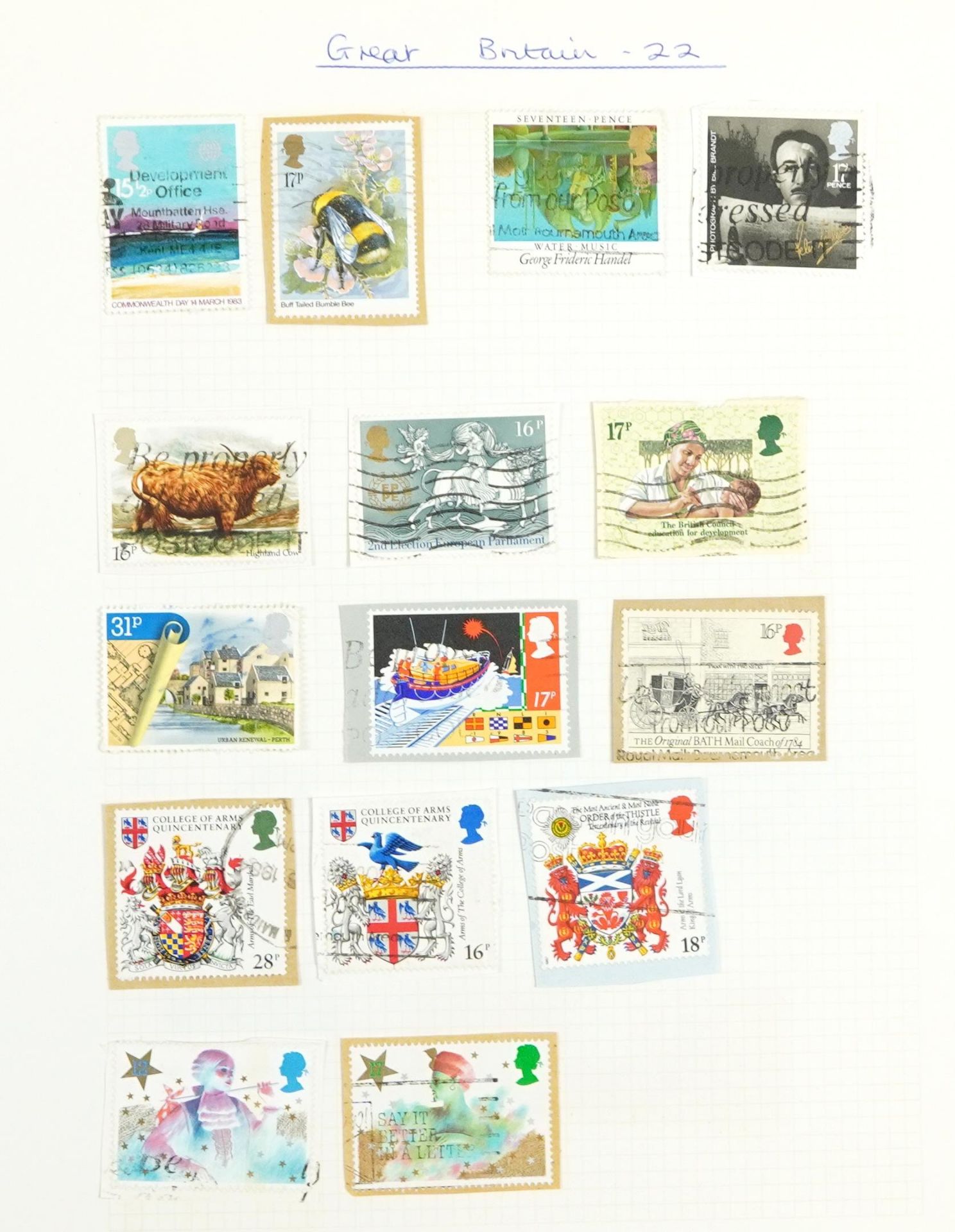 Extensive collection of world stamps arranged in nineteen albums including Cuba, Cyprus, Africa - Bild 3 aus 18