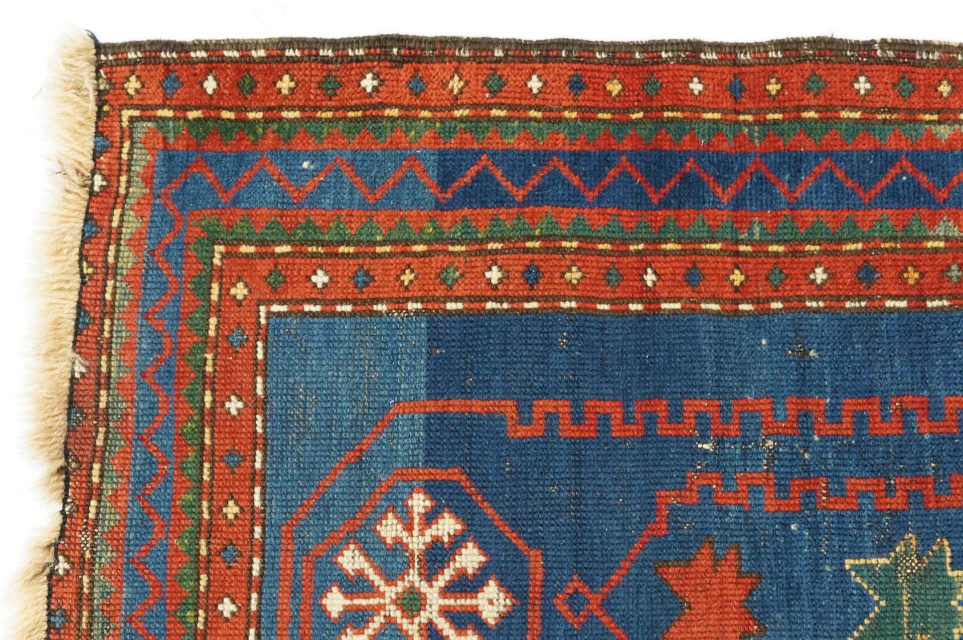 Rectangular Caucasian rug, 80cm x 72cm - Bild 2 aus 6