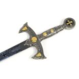 Large medieval design decorative sword, 120cm in length