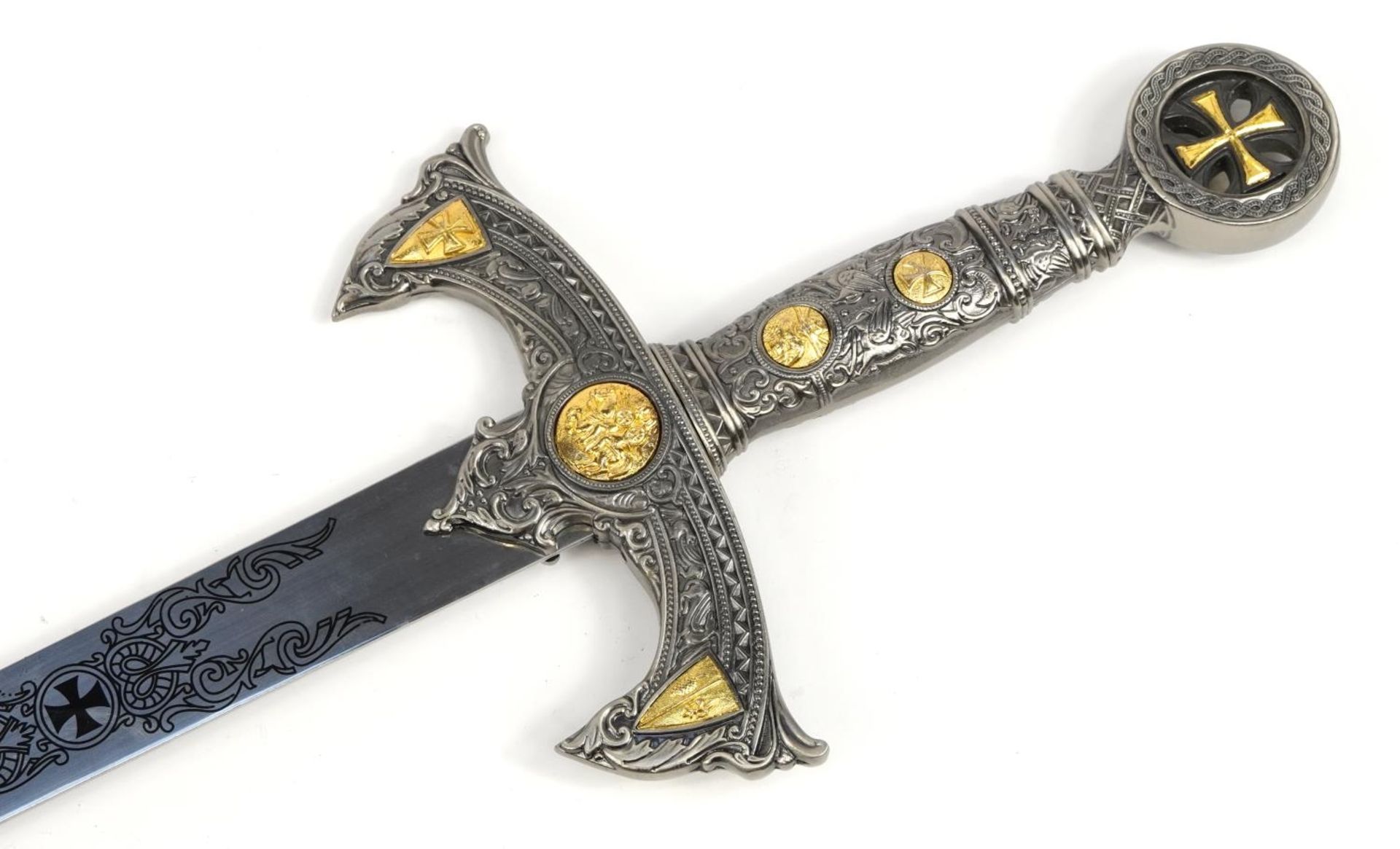 Large medieval design decorative sword, 120cm in length