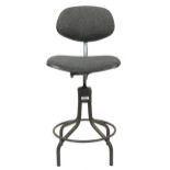 Evertaut International, industrial adjustable stool, 102cm high