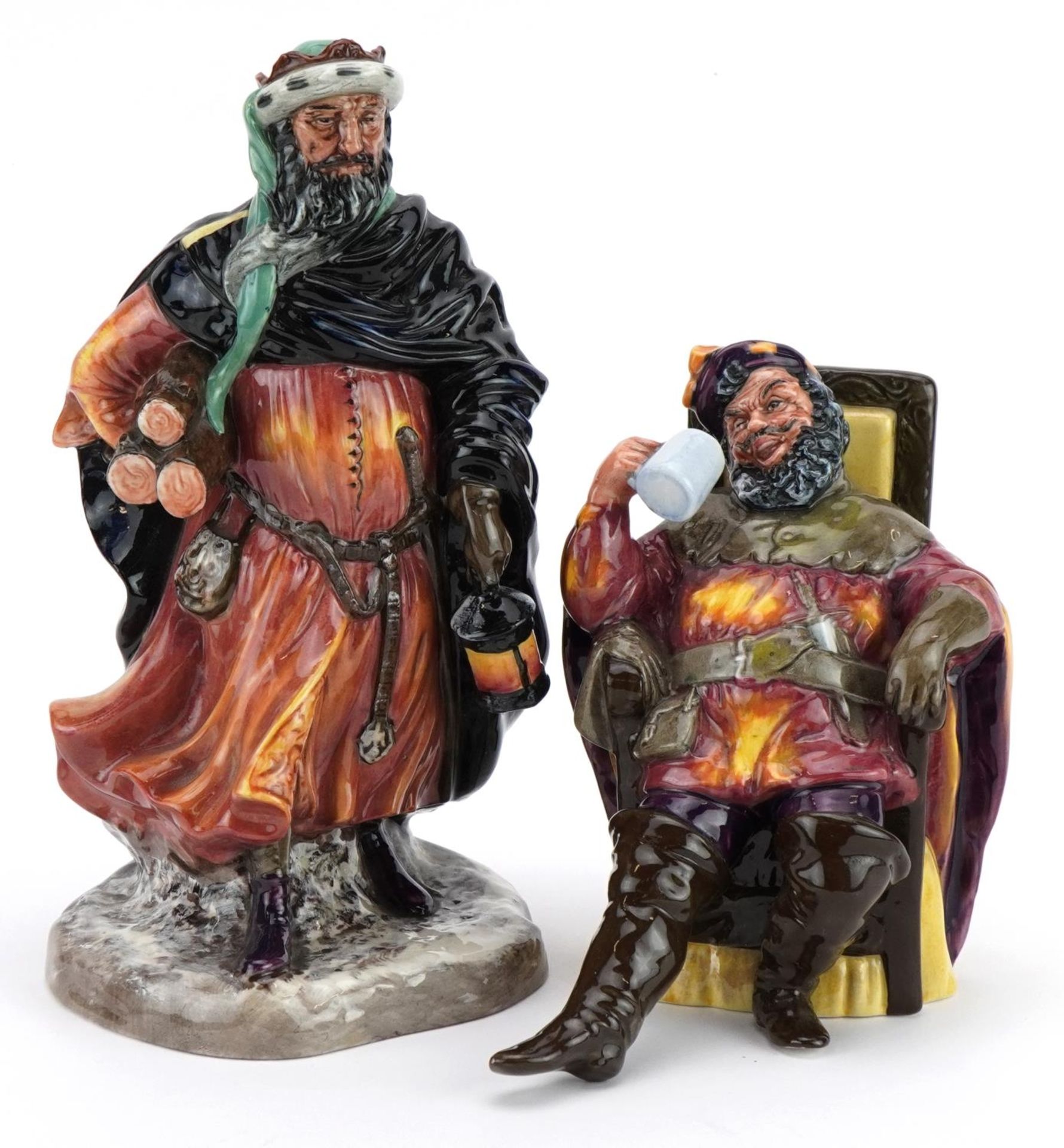 Two Royal Doulton figures comprising The Foaming Quart HN2162 and Good King Wenceslas HN2118, the