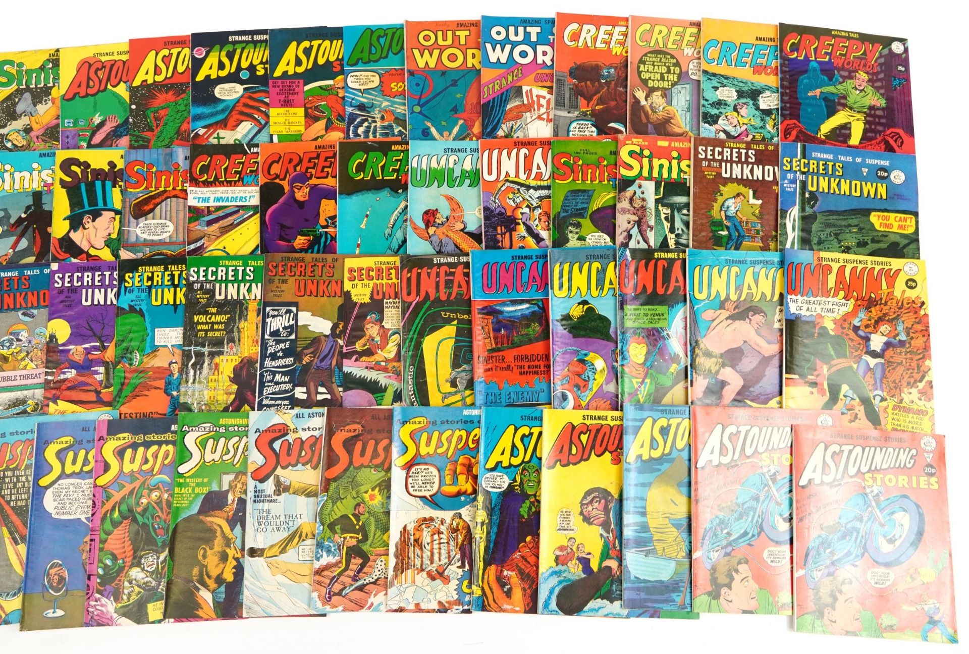 Collection of vintage comics including Sinister Tales, Secrets of the Unknown and Amazing Stories of - Image 3 of 3