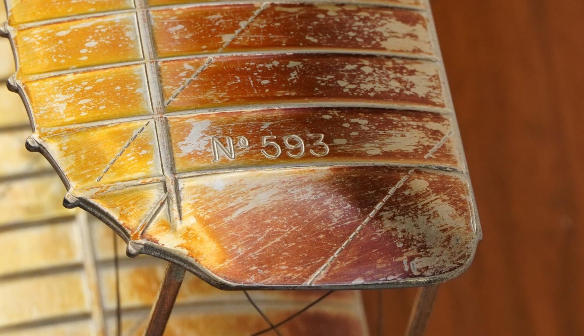 Sterling silver model of The Wright Brothers Flyer housed in a display case, the plaque engraved A - Image 3 of 6