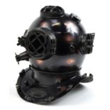 Decorative diver's helmet, 42cm high