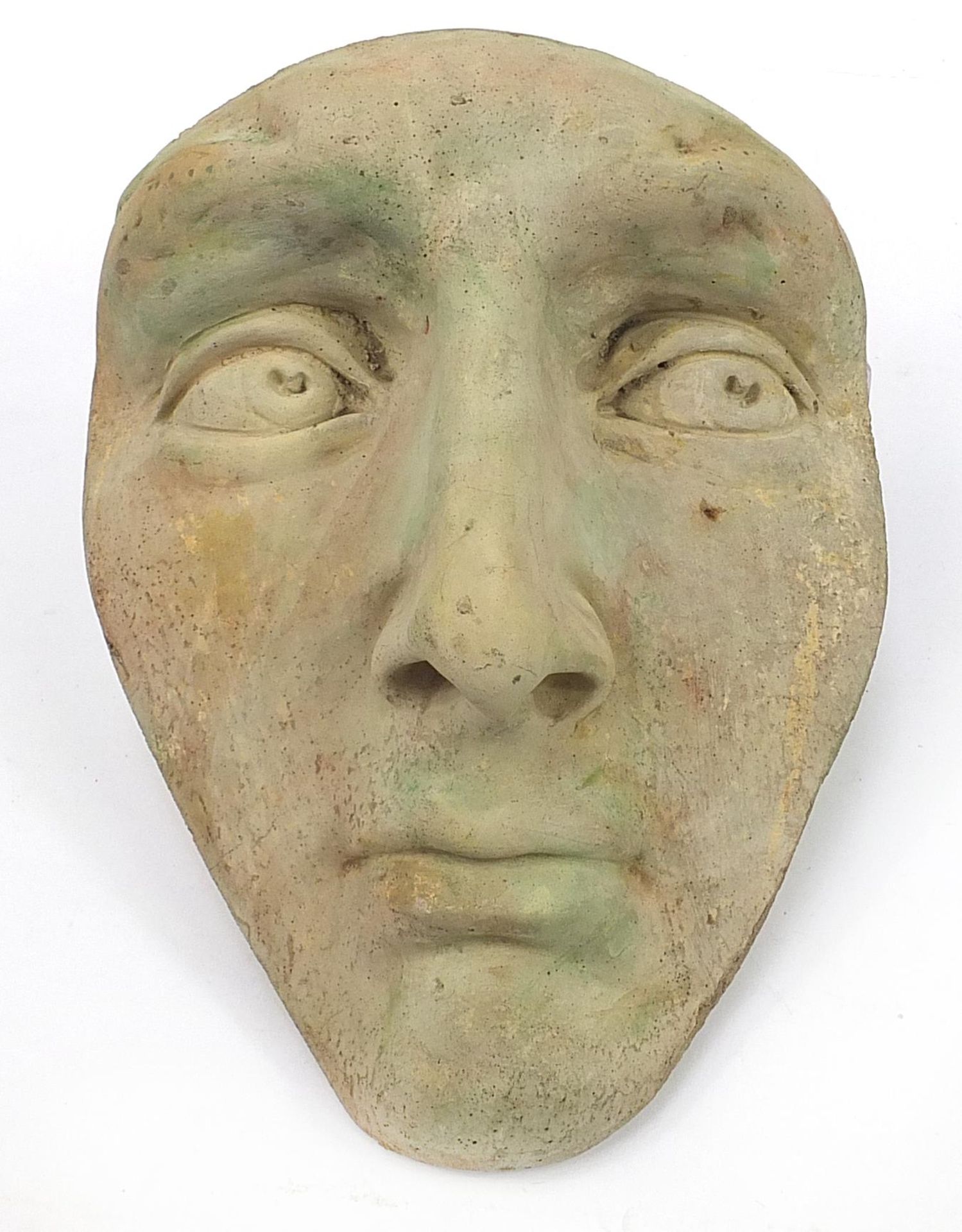 Garden stoneware facemask of Constantine, 40cm high