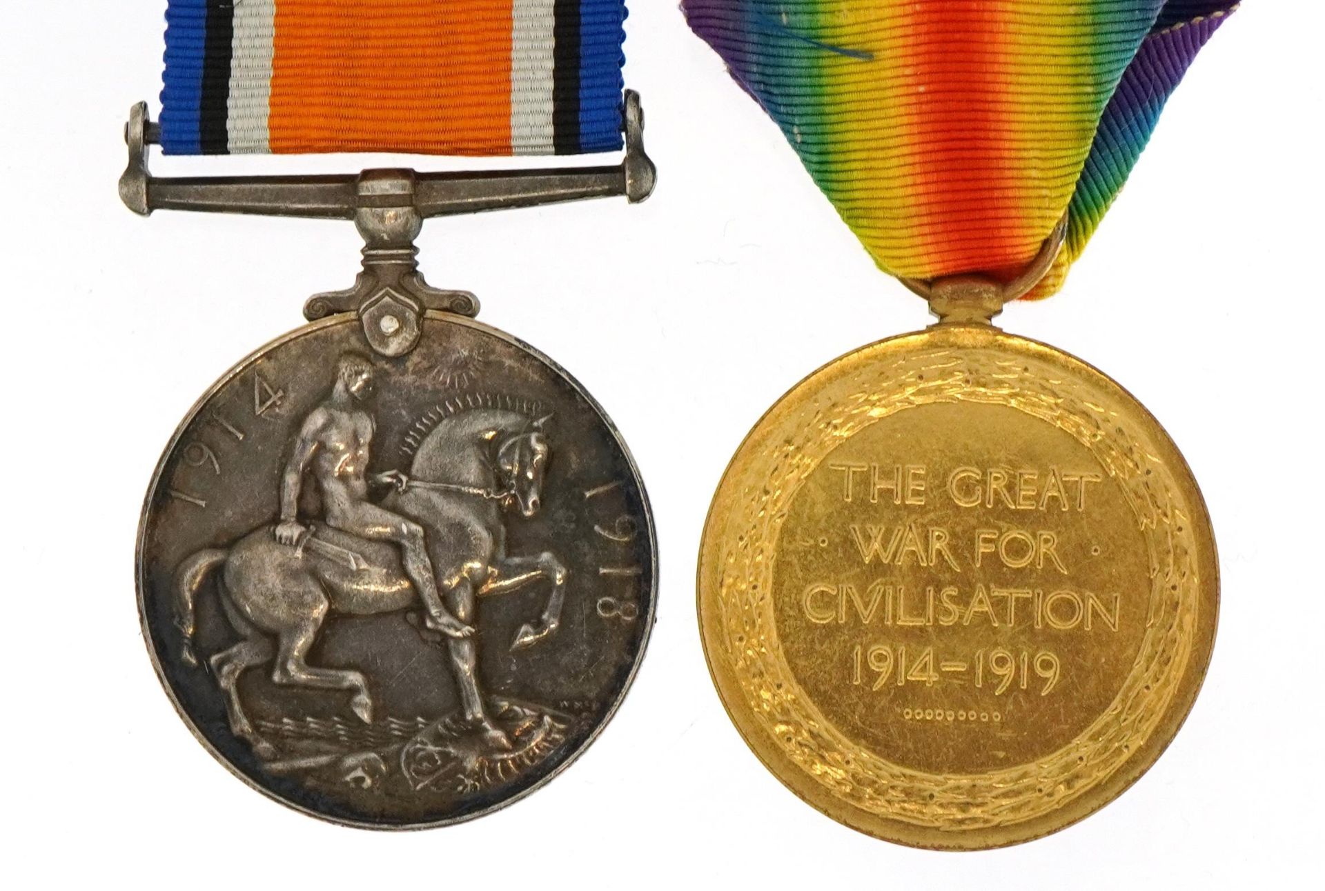 British military World War I pair awarded to 402196.2.A.M.S.M.DUTTON.R.A.F. - Bild 3 aus 6