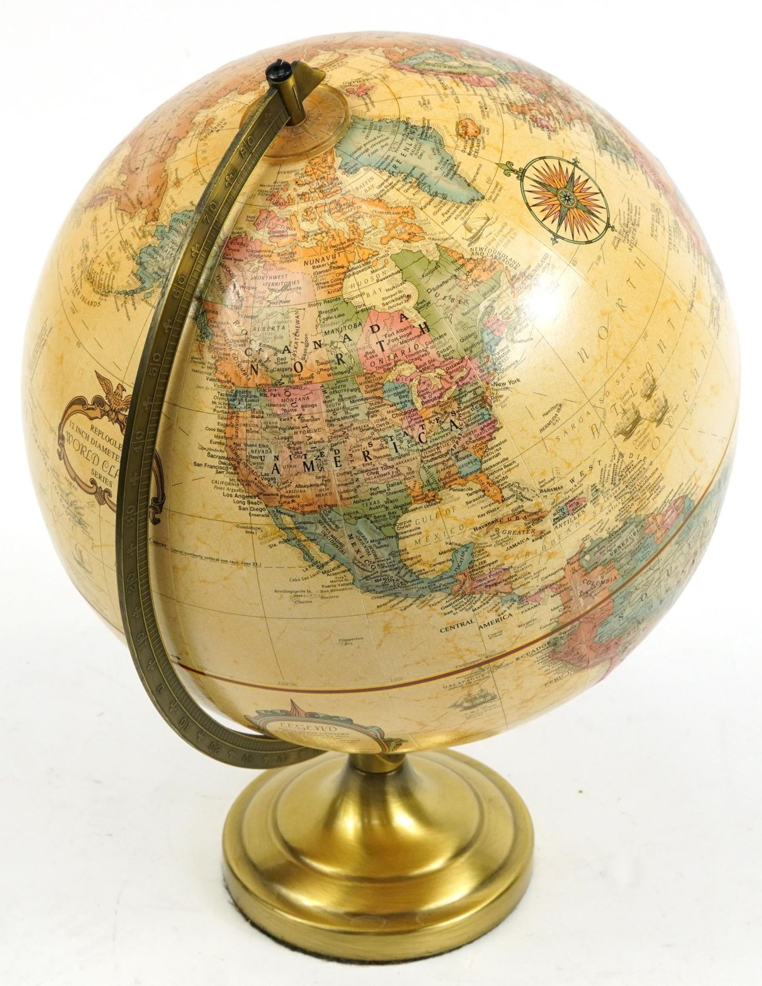 Replogle World Classic Series twelve inch table globe - Bild 2 aus 4