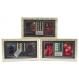 Three limited edition film cell displays comprising The Matrix, Harry Potter and the Chamber of