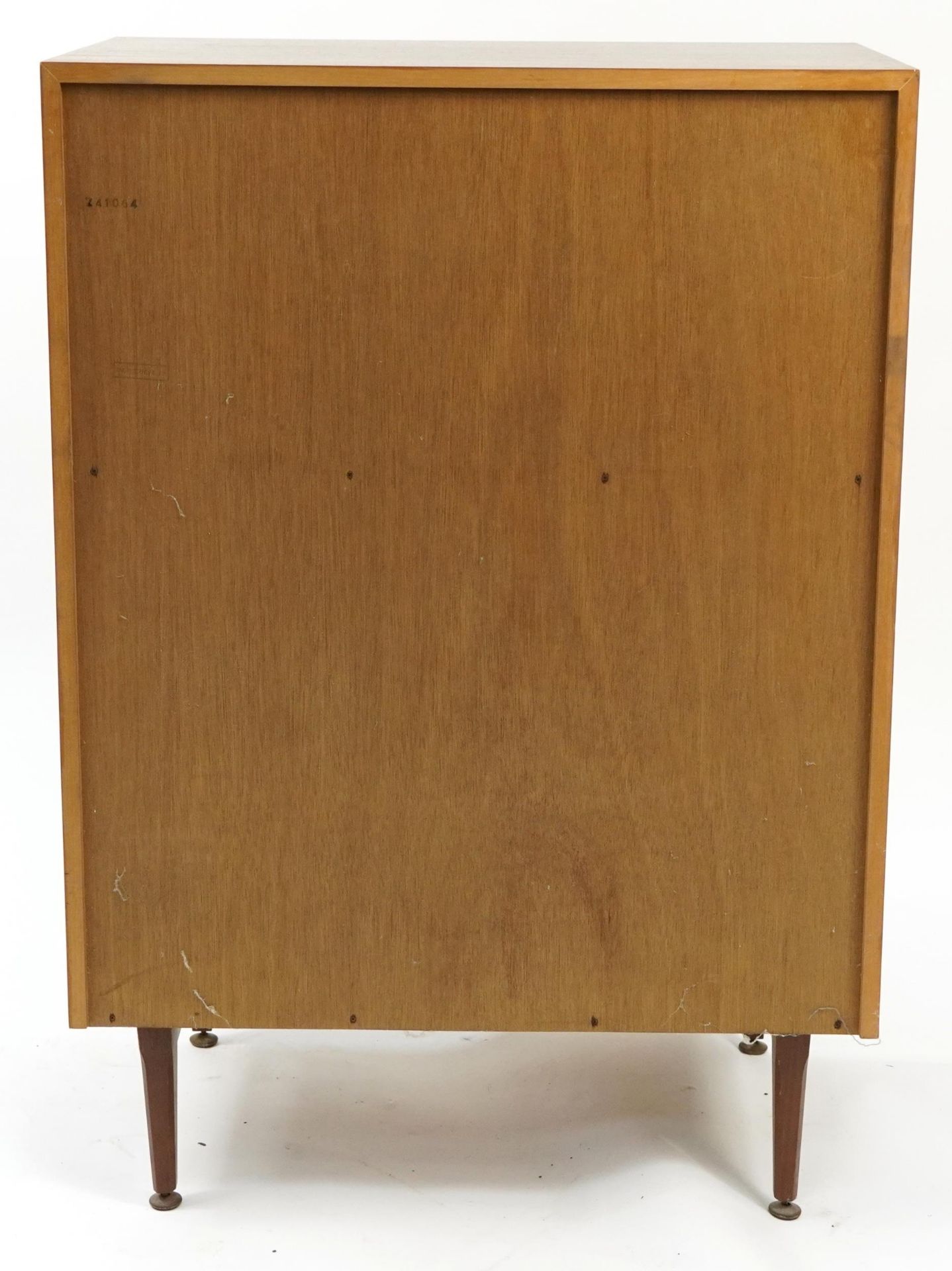 Vintage Meredew four drawer chest with brass handles, 110cm H x 76cm W x 45.5cm D - Bild 3 aus 3