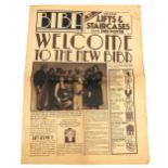 Vintage Biba department store newspaper