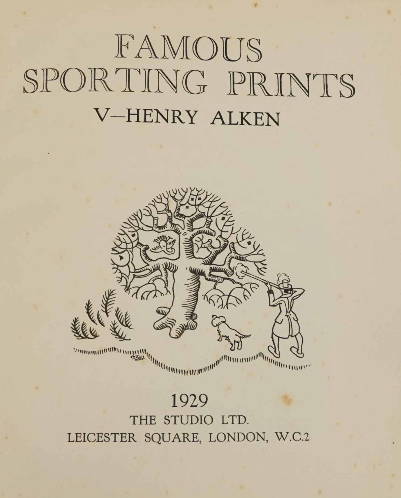 Famous Sporting Prints by Henry Alken, two vintage books with colour prints - Image 2 of 4