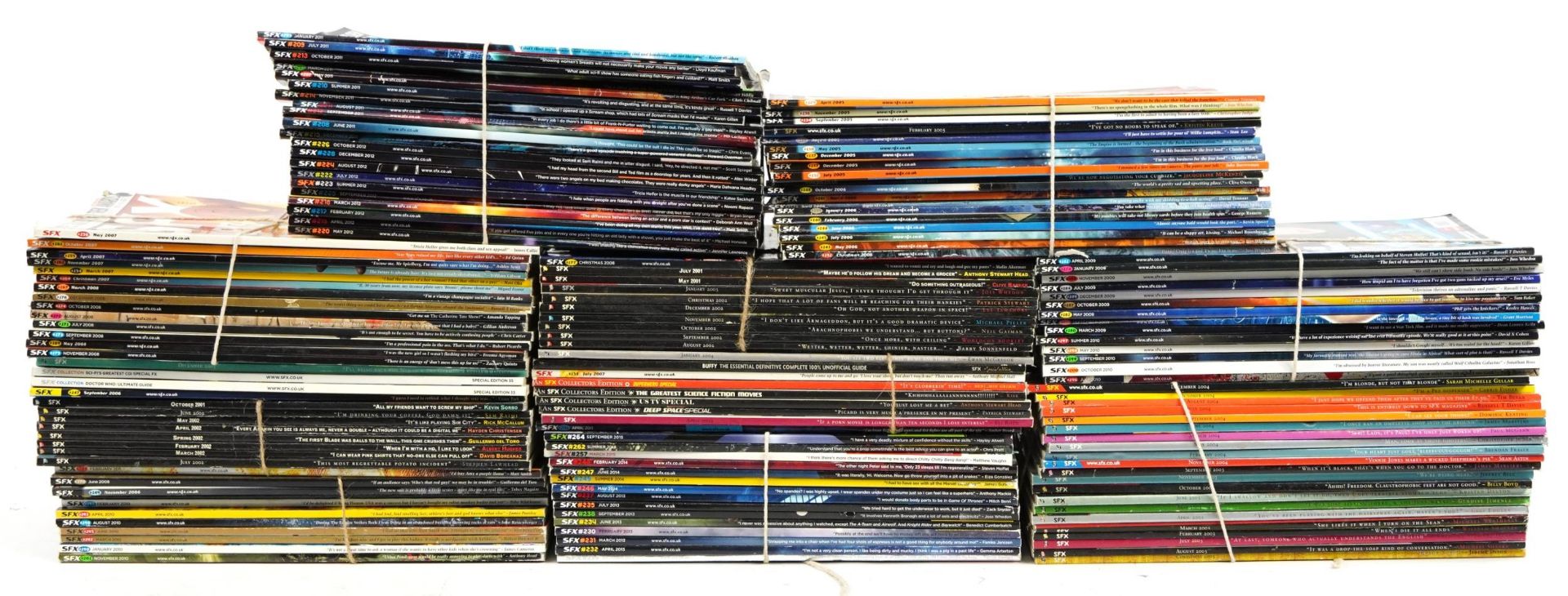 Large collection of SFX Sci Fi magazines