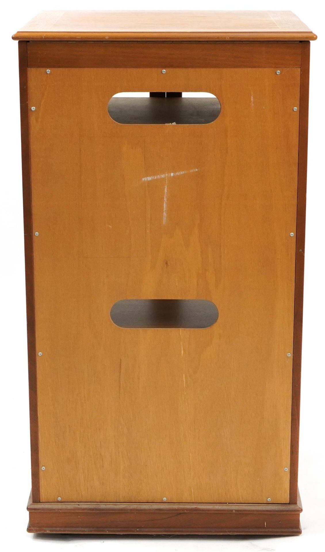 Light mahogany bookcase with glazed doors, 98cm H x 54cm W x 45cm D - Bild 6 aus 6