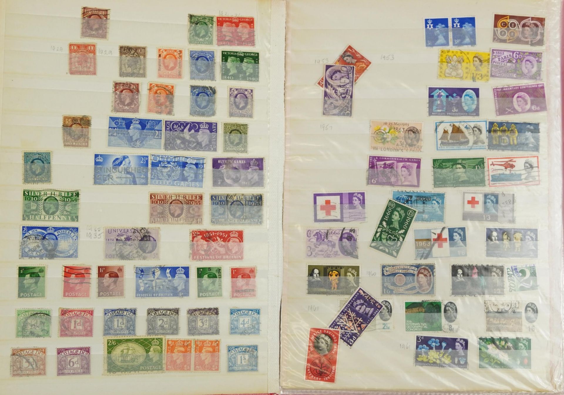 Extensive collection of 19th century and later British and World stamps arranged in nineteen - Image 3 of 11