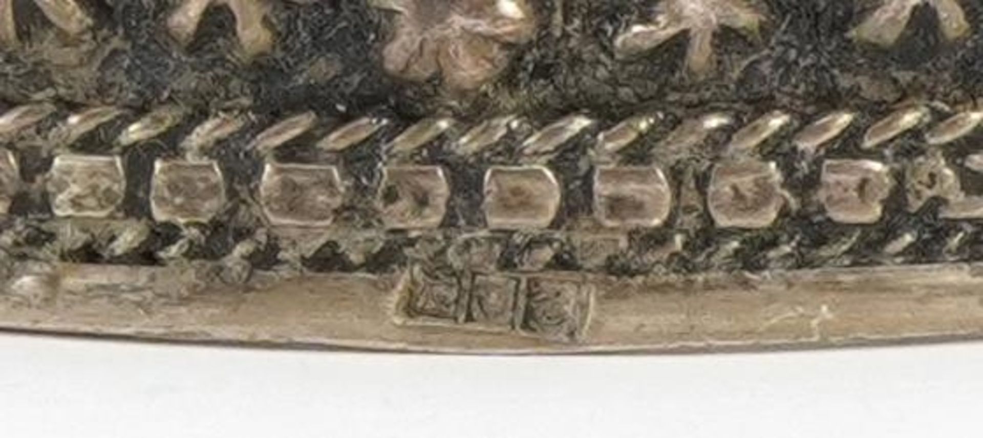 Egyptian silver cuff bracelet, 7cm wide, 68.2g - Image 3 of 3