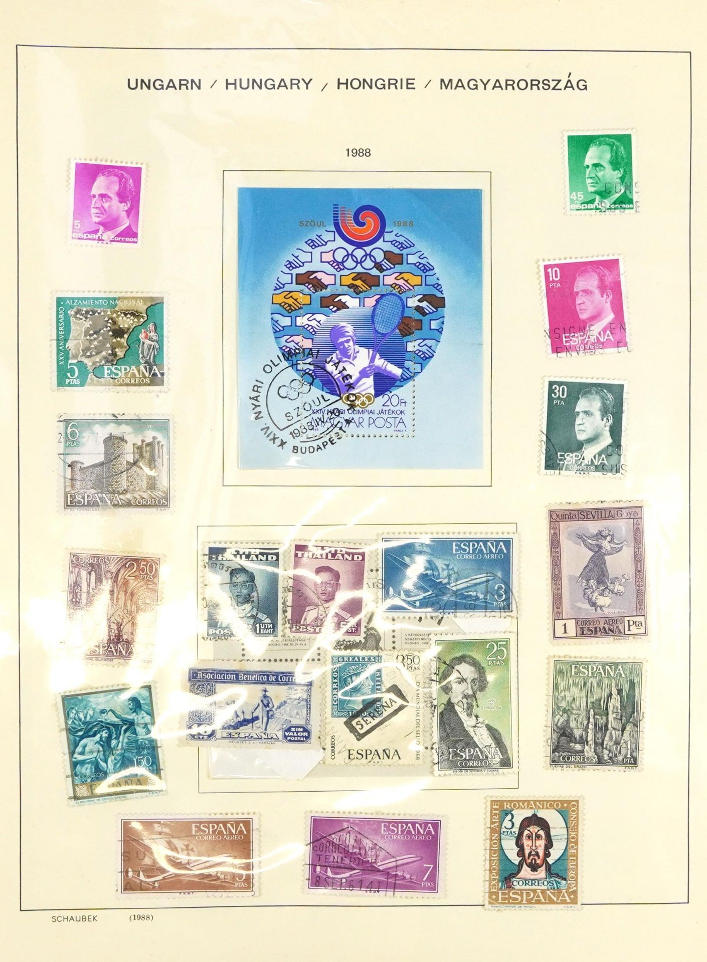 Extensive collection of world stamps arranged in nineteen albums including Cuba, Cyprus, Africa - Bild 13 aus 18