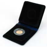 Elizabeth II 1979 gold proof sovereign with fitted case and box