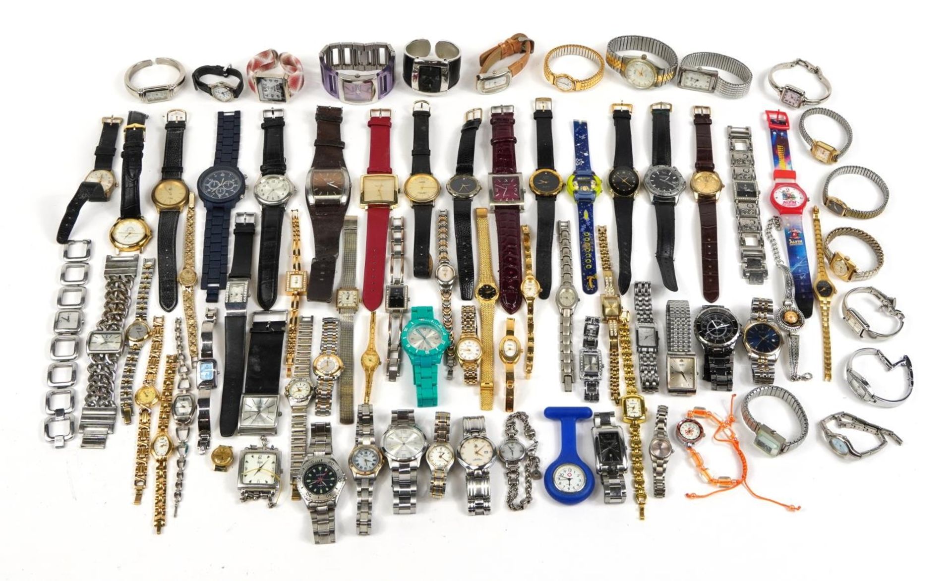 Vintage and later ladies and gentlemen's wristwatches including Sekonda, Seiko, Citizen and Oris