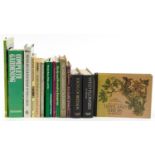 Books on gardening including The Complete Gardening, The Hillier Colour Dictionary of Trees and