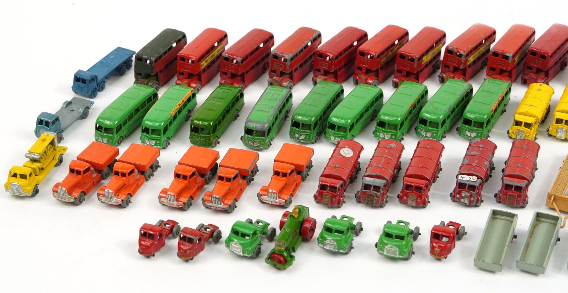 Collection of miniature Lesney diecast vehicles including London buses - Image 2 of 3
