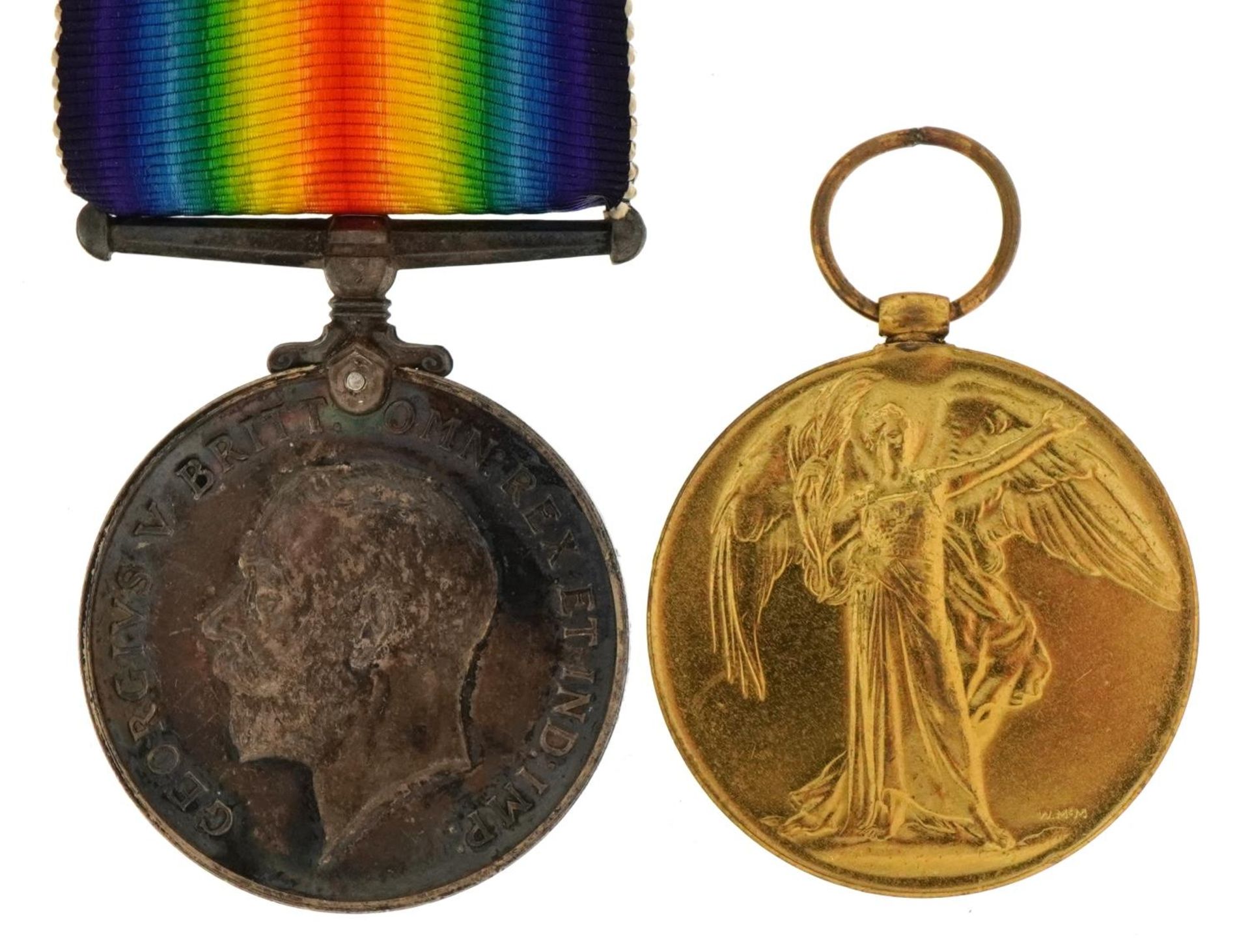 British military World War I pair awarded to 5720A.CPL.J.H.GILCHRIST.14-LOND.R.